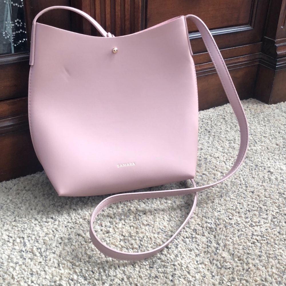 Anthropologie Samara Vegan Leather Crossbody Handbag